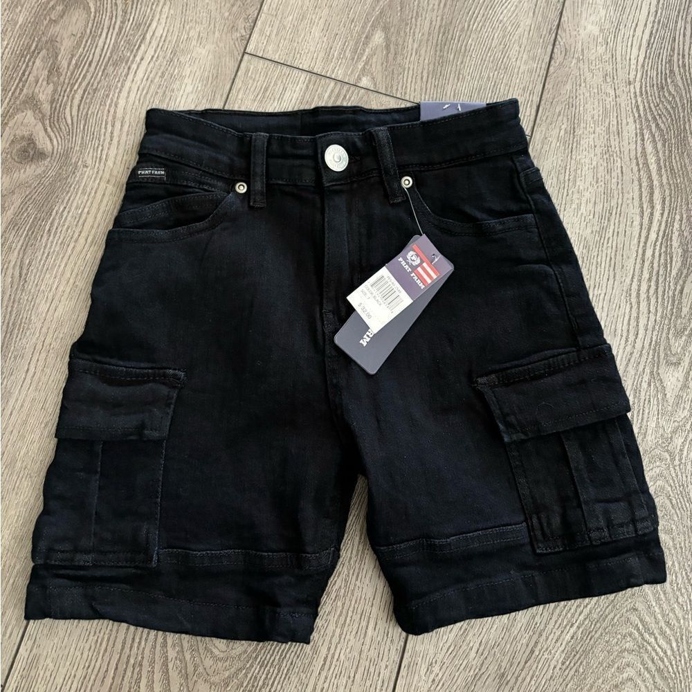Phat farm boys cargo jean shorts